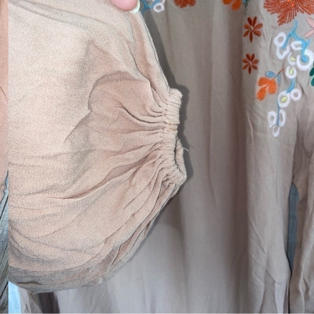 Umgee Blush Embroidered Dress - Picture 4 of 8